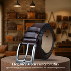 Noah | Vintage Belt with Square Pin Buckle