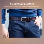 Noah | Vintage Belt with Square Pin Buckle