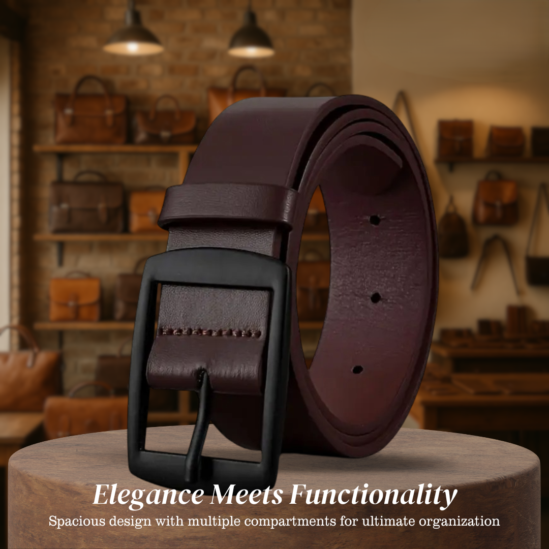 Milan | Everyday Belt with Square Alloy Buckle