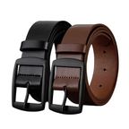 Milan | Everyday Belt with Square Alloy Buckle