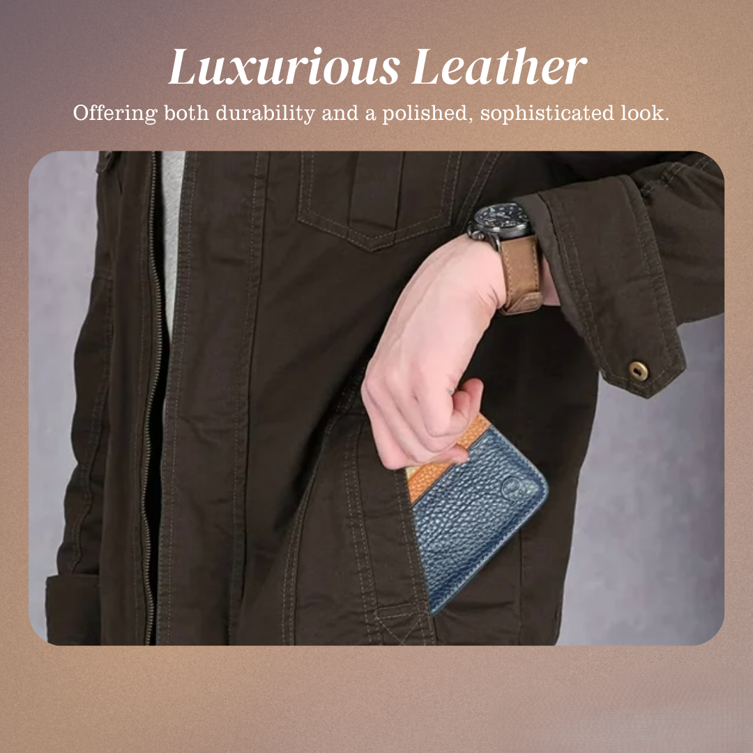 Grayson | Genuine Leather Slim Card Wallet