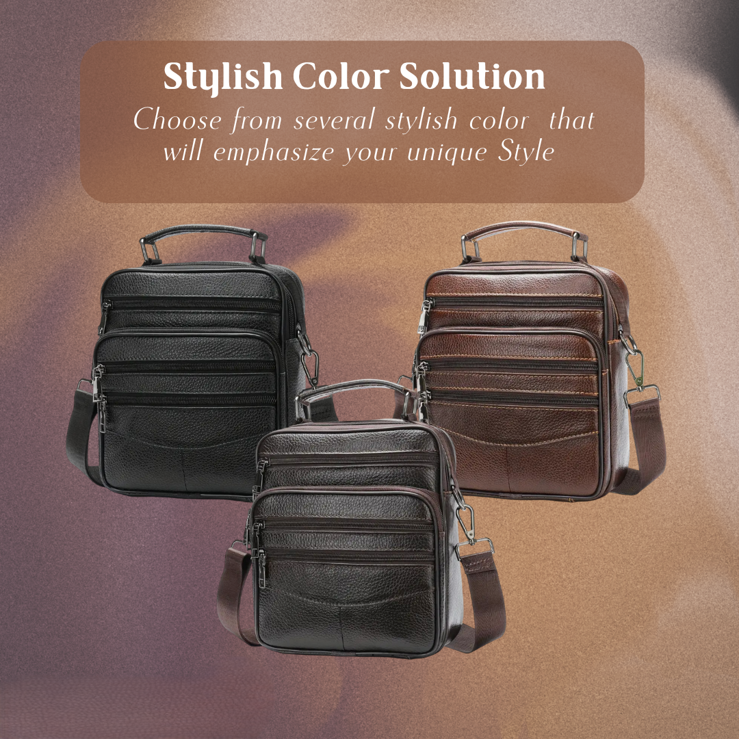 Logan | Leather Retro Crossbody Bag for Men