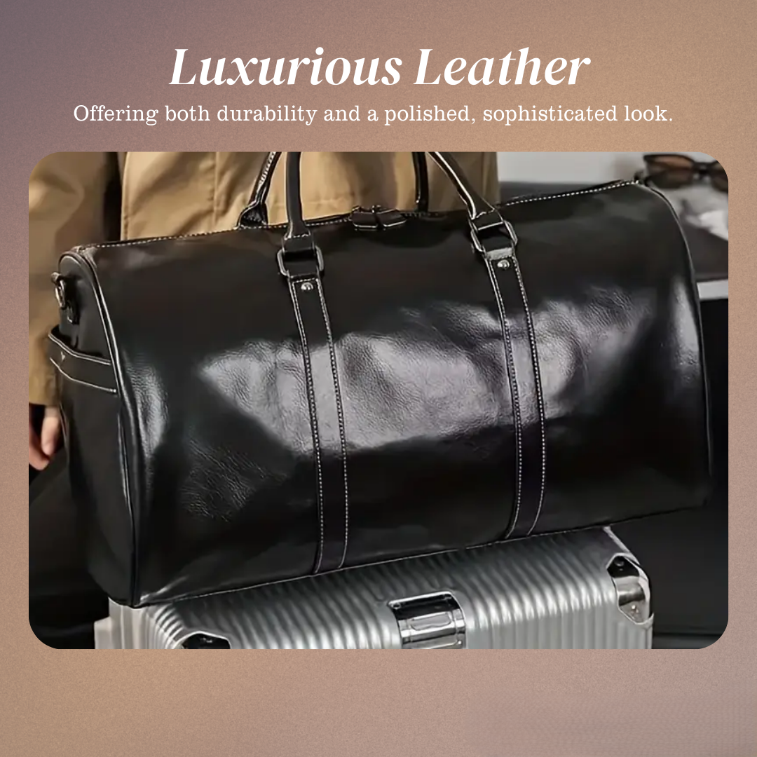 Lennox | Leather Weekender Travel Bag