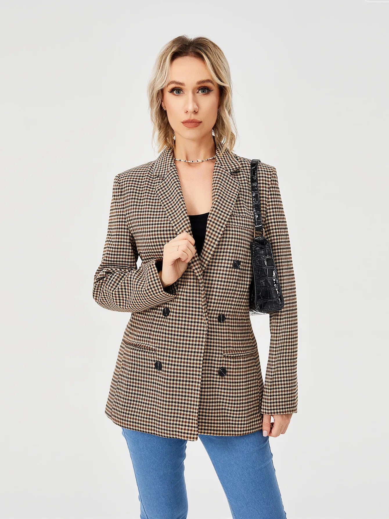 Sabine - Women's Chic Tweed Blazer Limited Edition