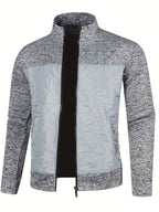 Grzegorz – Long-Sleeve Knit Jacket with Zipper