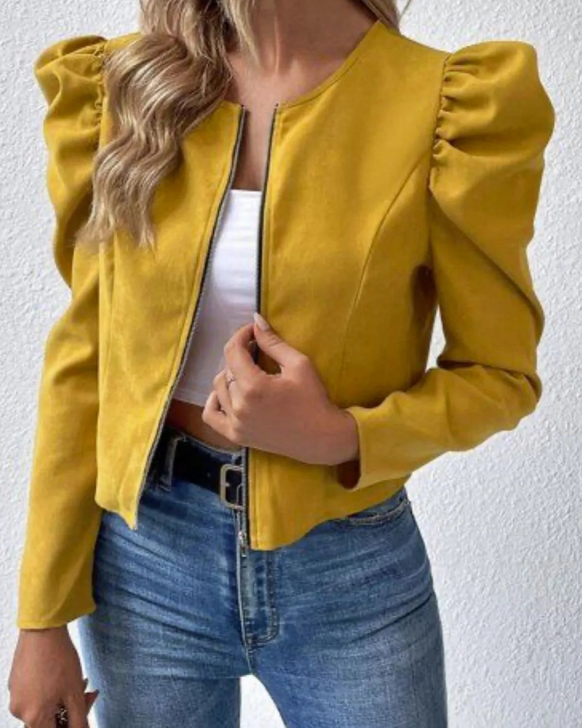 Léa – Women's puff-sleeved jacket