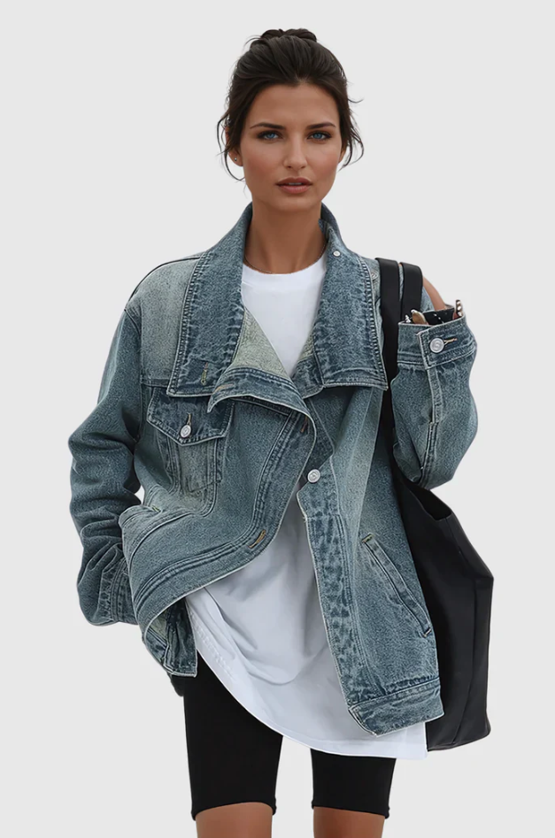 Eliza| Women’s Artistic Denim Jacket