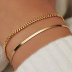 Soleil Serpent Bracelet in Gold
