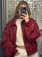 Orla-Oversized Contrast Jacket