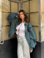 Orla-Oversized Contrast Jacket