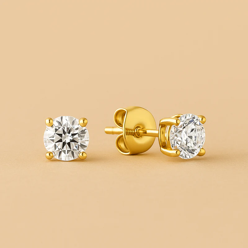 Larmes de Lune Earrings Set in Gold