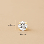Larmes de Lune Earrings Set in Gold