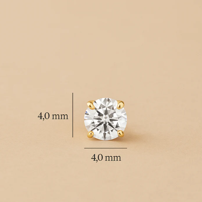 Larmes de Lune Earrings Set in Gold