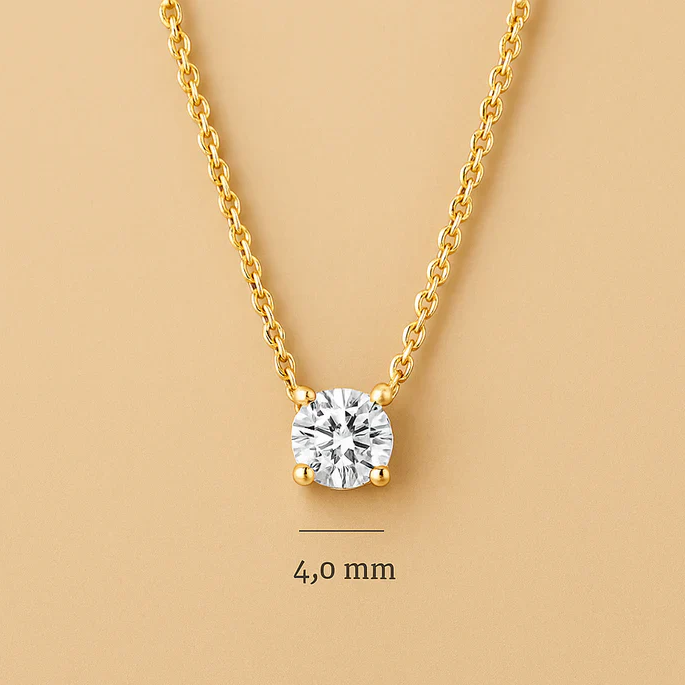 Cléa Moissanite Set in Gold
