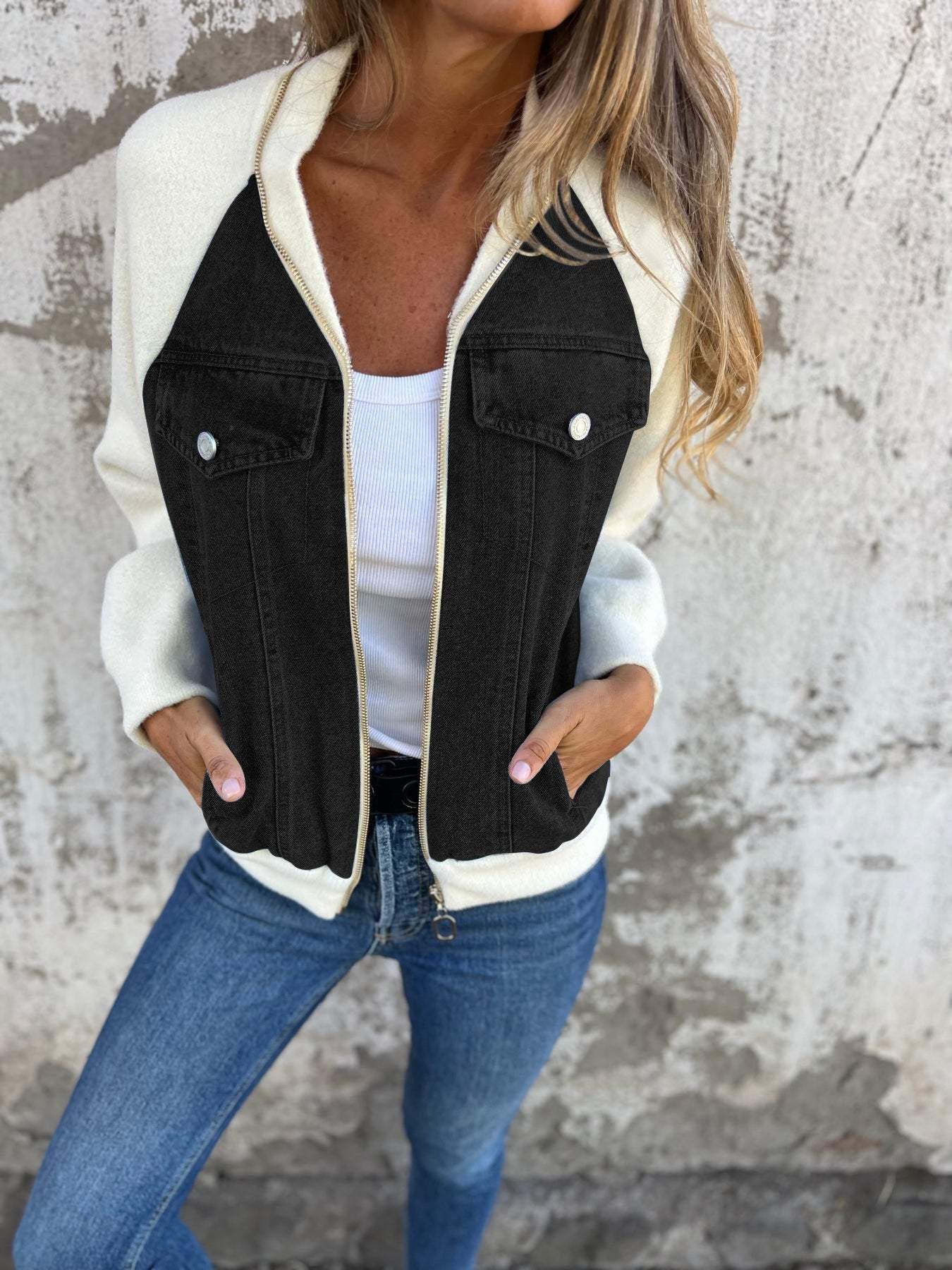 Zendaya - Stylish Denim Jacket