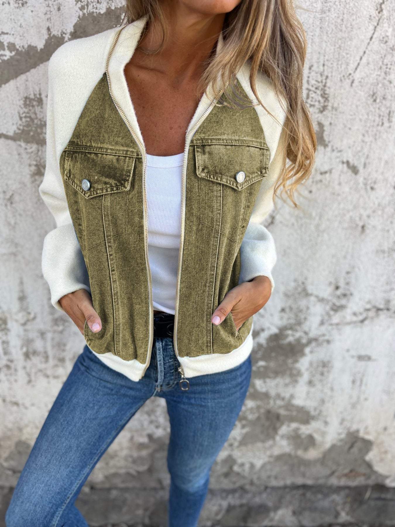 Zendaya - Stylish Denim Jacket