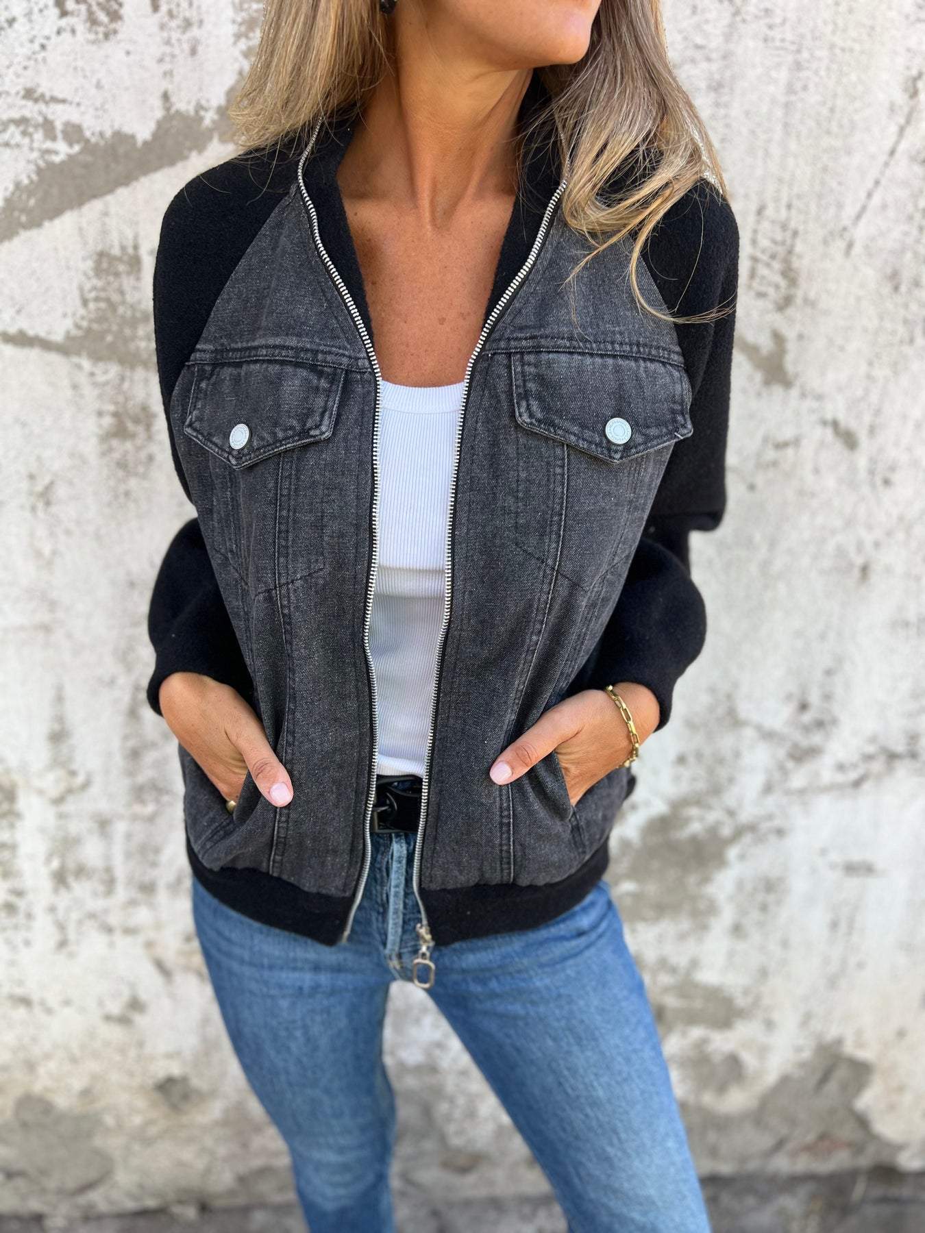 Zendaya - Stylish Denim Jacket