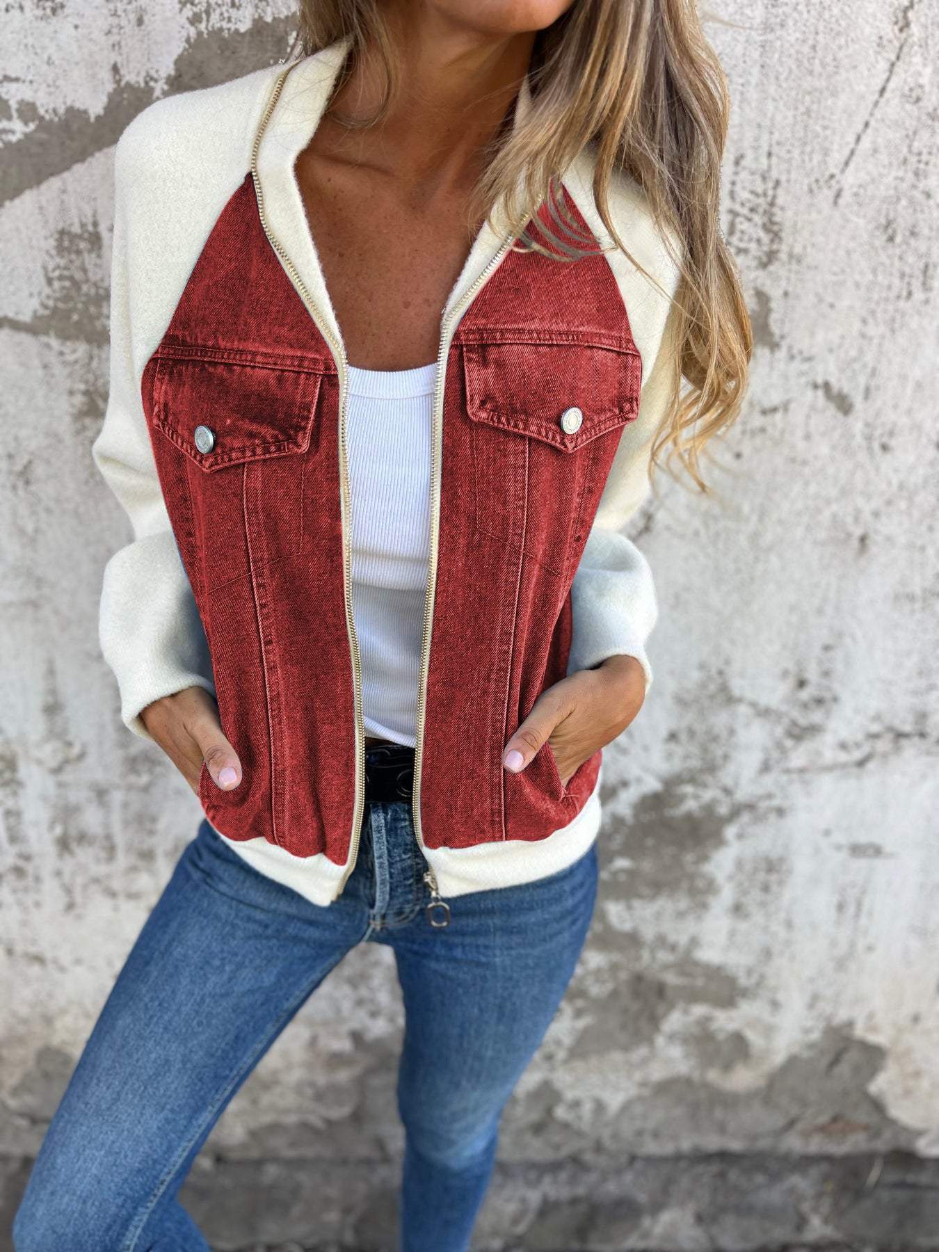 Zendaya - Stylish Denim Jacket