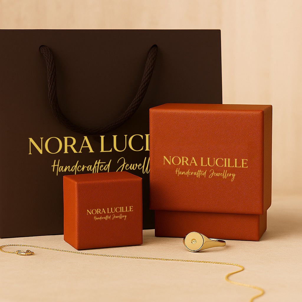 Noa Serane Earrings in Gold Sophistication