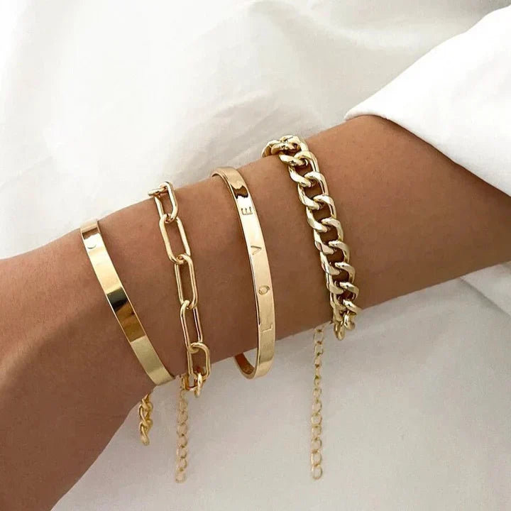 Elan Mercer Set – Timeless in Gold